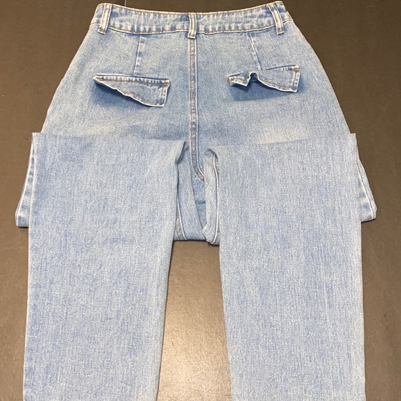 SHEIN Size 2 Faded Washout High Rise Denim Jeans - Picture 5 of 12